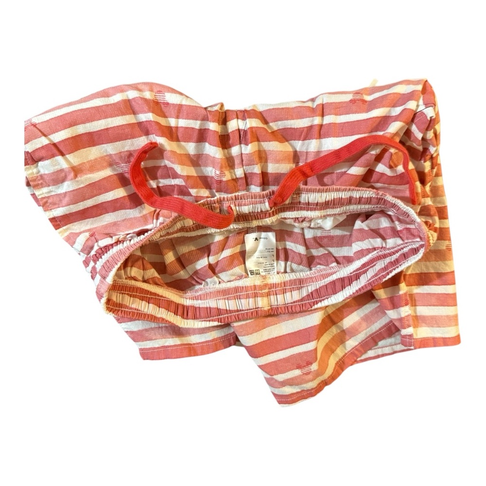 Uniqlo Disney Kids Mickey Shorts L Red Pull On Elastic Drawstring Vacation Beach - Picture 5 of 7